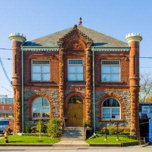 The exterior of the Ossington main office