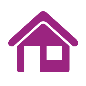 A purple icon of a house